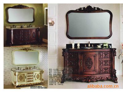 【健隆家居JL-693 ,實木浴室柜,仿古浴室柜,歐式浴室柜】價格,廠家,圖片,浴室柜,北京古木健隆木業-